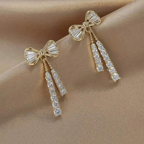 Fashion Jewelry Jewelry - Fashion Jewelry Bowknot Tassel Crystal Earrings